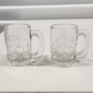 Vintage A&W Mini Rootbeer Mugs - Set of 2